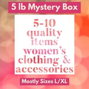 1219 5 lb (5-10 Piece) Mystery Box Quality Womenswear Clothing & Accessories